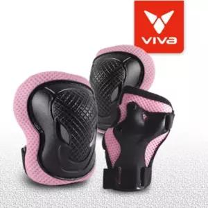 비바 17 아동 인라인 보호대 핑크어린이용대 무릎대 어린이대 용대