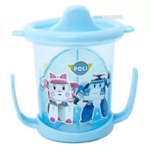 폴리 매직컵유아동 아물 쥬스 양손 어린이 플라스틱 양수