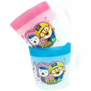 뽀로로 미니 러브 컵 270ml다용도물 유아용 아동용 다용도 물컵 쥬스 음료 예쁜 플라스틱 아기 나들이