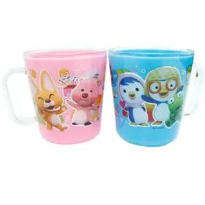 뽀로로 이중손잡이컵(220ml)(001155)쥬스 양컵 캐릭터 어린이 유아 아동 플라스틱 손잡이 물컵