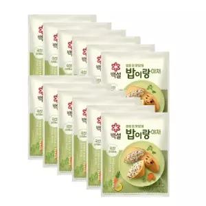 CJ 백설 밥이랑 야채 27g 12개