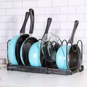 [콩심팥심]주방 정리대 후라이팬 냄비 수납 선반 접시 받침대