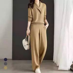 클라셰 브이카라루즈니트+팬츠SET_B6S0302