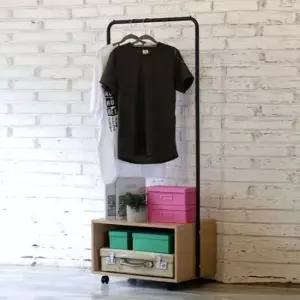 [생활] 심플 행거 옷걸이 옷장 조립 의류 선반 수납장 화이트