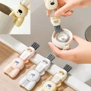 [RIZPICK]4 in 1 토끼 텀블러 세척솔 틈새 브러쉬 청소솔 틈새솔 주방 세척 솔