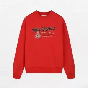 [폴햄]9여성) 코숏 플리스 그래픽 맨투맨 (PHF4TR2010)