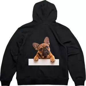 헤비후드집업 뒷면 이건 뭘까 강아지 생각그림 다양한색상