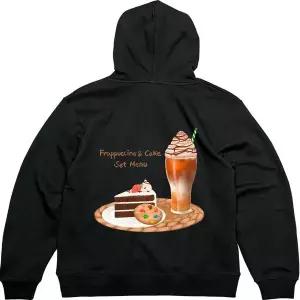 헤비후드집업 뒷면 프라푸치노 케이크세트그림 다양한색상