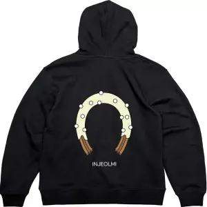 헤비후드집업 뒷면 말발굽닮은 츄러스간식그림 다양한색상