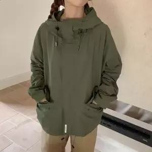 [신세계라이브쇼핑][옷자락] 여자 봄가을 간절기 루즈핏 후드 생활방수 점퍼