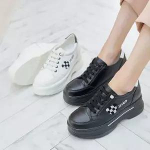 여자 봄가을 키높이 합성피혁 통굽 스니커즈