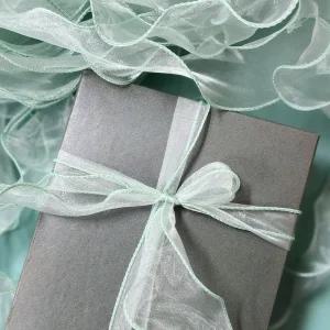 망사 포장 리본 연그린끈 용품 재료 선물도구 다용도