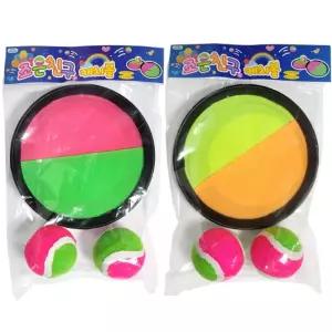 조은친구 캐치볼 2개공던지기 어린이놀이용품 볼장난감 완구 케치볼 스포츠