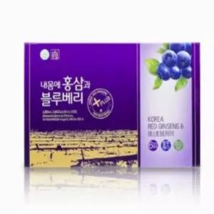 유쎌몰 홍삼과 블루베리 50MLX30포 (쇼핑백동봉) 홍삼원액 홍삼액기스