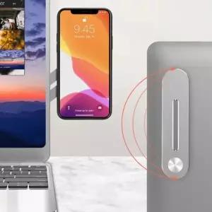 ( )스마트폰 노트북 모니터 사이드 거치대 핸드폰 접이식 용품 폰홀더 폰거치대 악세사리