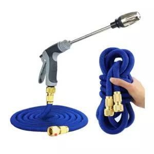 세차 청소 다용도 고압분사 매직호스 7.5m 15m 22m물 고무 스프링 수도 기호스 호수 릴호스 가정용 호스 물