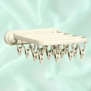 ( )여행용 접이식 언더웨어 벽부착 리빙 공간활용 옷걸이