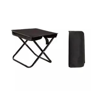 (타입 B급-블랙)초경량 스틸 낚시 캠핑 등산 접이식 간이 의자