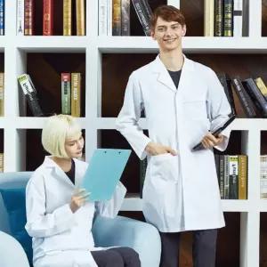 2종 1개 TC32수 의사가운 약사 영양사 긴팔가실험실 의사복 관리사 연구실 미용사 랩실 흰가운 단체