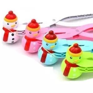 눈사람 스노우볼 제조기 1타 6개입만들기 메이커 뭉치제 집게 장난감