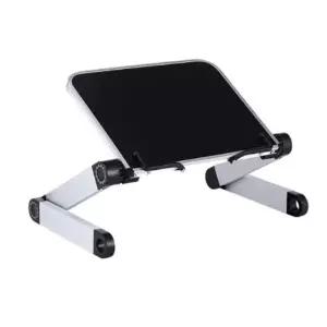 (색상 블랙)접이식 노트북 거치대 멀티 테이블 사무용 및 홈오피스 최적화 책상 기능 다각도 받침대