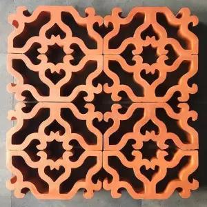 벽돌 대형 담장용 도자기 내외장용 붉은 테라코타 장식용