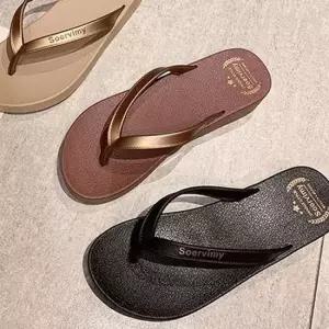 [라일리] Rly 더로드 통굽 쪼리 슬리퍼 플립플랍 여성용)