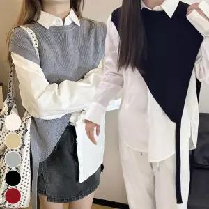 봄 가을 겨울 삼각 스트랩 럭셔리 케이프 니트 망토레이스 터틀넥 케이프숄 코트 하이넥머플러 목도리 조끼