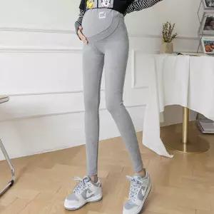 여성 임부 얇은 두께 사이드 조절 임산부 레깅스임신선물 용레깅스 9부 준비