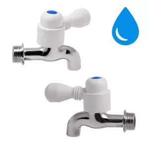 삼정 원스톱 가로꼭지 블루 다용도 수도꼭지 수도교체