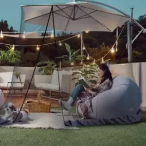 모기장 파라솔 방충망 비치 야외 카페 옥상