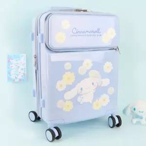 시나모롤 홀리데이 20인치 오픈 여행용 캐리어하드 기내가방 용가방 내용 용캐리어