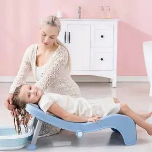 헬프그린 유아 아기 목욕의자 샴푸의자 아이 머리감기기 샴푸베개 샴푸체어