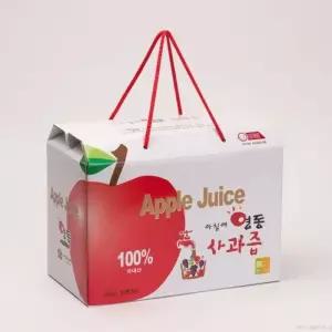 [아침에] 통사과 그대로 착즙_영동사과즙 (120mlx50포)x1박스