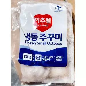 이츠웰 주꾸미 홀 6미 200g X10쭈꾸미 업소용쭈꾸미 업소용 식당용 대용량 대량구매 냉동쭈꾸미 해산물 수