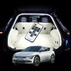 KC인증 국산 더뉴EV6 2025년형 페이스리프트 무선리모콘형 식빵등 트렁크 1Way(LED바+DIY키트) 5M웜화이트