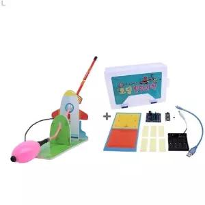 미니에어로켓 코딩과학실험 1인세트 필수키트 포함놀이 상자 장난감 만들기 학습