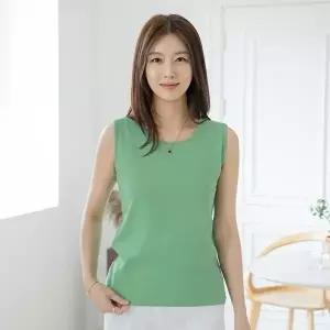 [마담4060]엄마옷 마담4060 민소매 여성 데일리 라운드코튼 -YSL2603003-