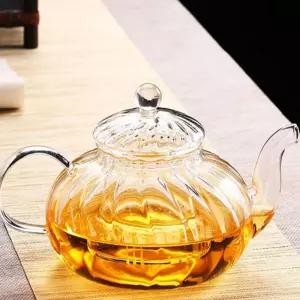 포트 티메이커 차 내열강화유리 호박 티주전자 제품 인쇄옵션SHAWAJXD 로하 망주 티팟 다관 디작소