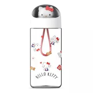 산리오 헬로키티 우주캡슐 트라이탄 물병 500ml아동 물통 소풍 휴대용 빨대 식기 이유식기