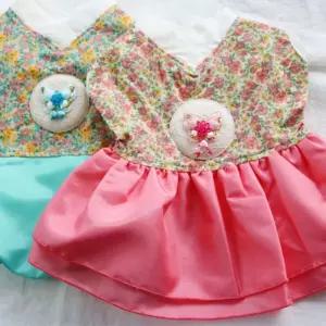 코코아허니 가을 한복애완견옷 강아지의류 애견 반려 패션 플라워