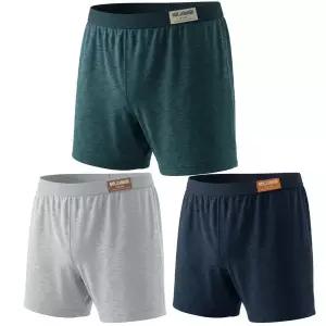 [엠알키즈]MR주니어 입자마자 시원한 인견 로고라벨 남성 주니어 트렁크 팬티 3매입 TV723