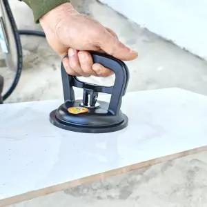 (원모어) 유리 타일 진공 화장실 바닥 흡착기 1P압착기 수공구 운반기 흡입 흡착판