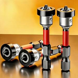 201x 자석 칼라 육각 샹크 위치 조정 드라이버 비트 석고보드 나사 지정 드릴링 도구