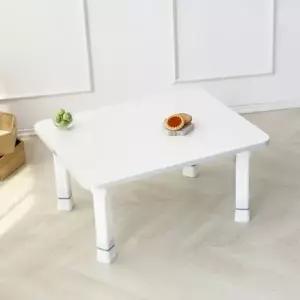 (색상 화이트(화이트펄))다리조절 접이식 좌식 테이블 마블 거실 좌식 테이블 리빙 밥상