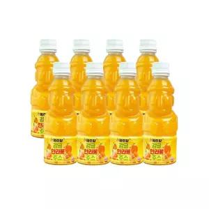 제주향 감귤 한라봉 주스 330ml X 8병어린이 감굴 착즙 오렌지 쥬스