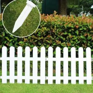 텃밭 말뚝형 정원 초록색 플라스틱 화단 세트 울타리 꾸미기 경계 주트리 마당 분리대 실외 조경