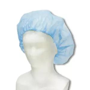가드맨 일회용 간호사캡 블루 100매 라운드안전보호캡 헤어 부직포 작업용 1회용 간호사