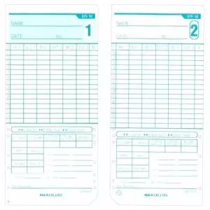 메리트 맥스 ER-M 출퇴근 카드 100매 1개용지 기록 종이 표시 관리 기록지 기록부 기록기