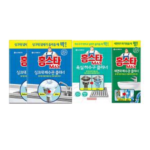 홈스타 싱크대 배수관 클리너, 2개+세면대 배수관 클리너, 1개+욕실 하수구 클리너, 1개
